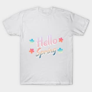 Hello Spring Colorful - Light ver. T-Shirt